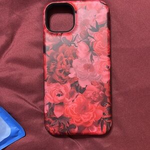 Bold Red Floral Phone Case